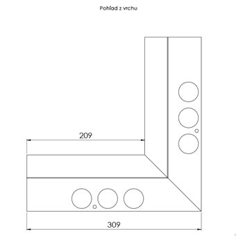 Inside corner  90° – MAXI